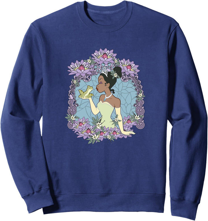 Disney Princess And The Frog Tiana Floral Frame Portrait Sweatshirt