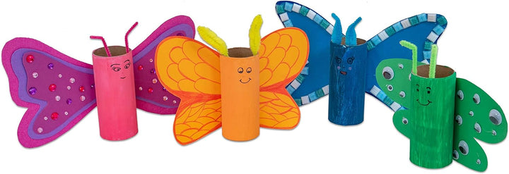 Playbox 2471331 Pappröhre, 100 Stück, Mehrfarbig