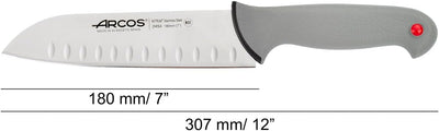 Arcos Serie Colour Proof - Santoku Messer Messer Asiatischer Art- Klinge Nitrum Edelstahl 180 mm - H