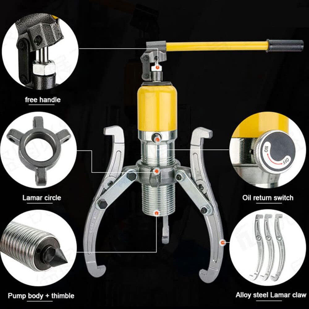 20T Hydraulisch Radnabenabzieher, Radlager lagerabzieher Abziehers Druckfestigkeit-Der Pumpenkopf ka