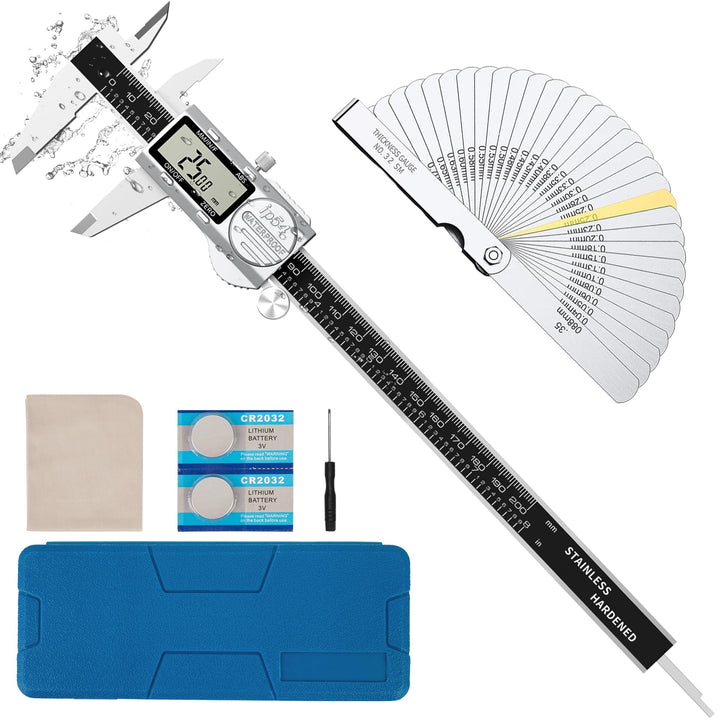 Housolution Messschieber Digital, (ABS) Absolutskala Messschieber 8 Zoll, IP54 Elektronische Schiebl