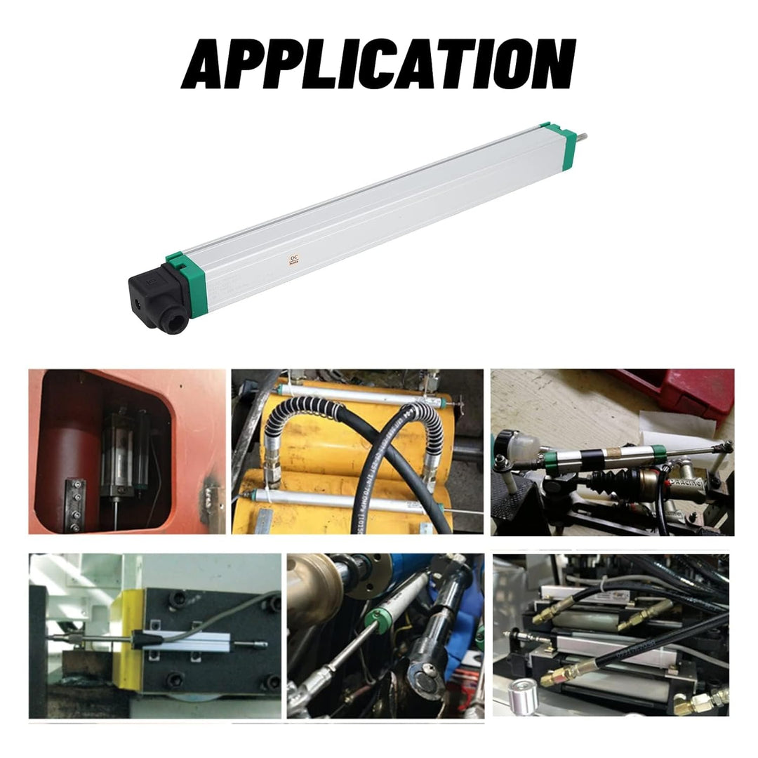 Linearmassstab Schutzart IP67 Elektronischer Lineal Zugstangen Verschiebungssensor für Spritzguss Un