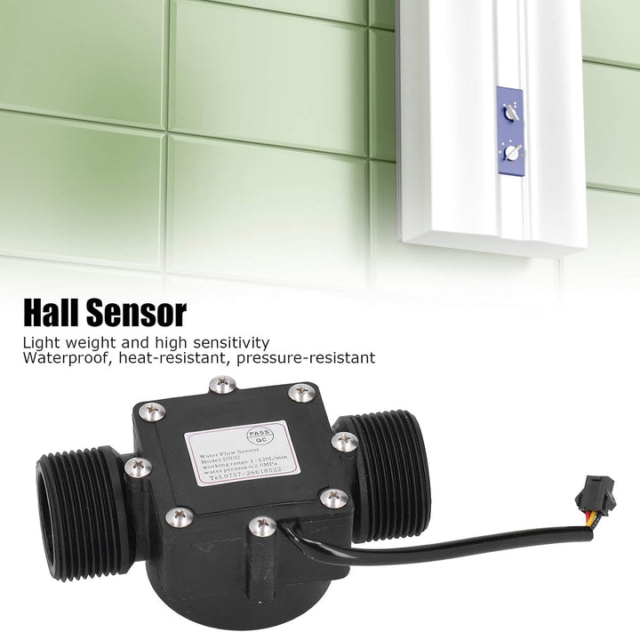 Wasserdurchflusssensor YF-DN32 G1.25in Brauchwasserdurchflussmesser, Rohrwasserdurchflussmesserzähle