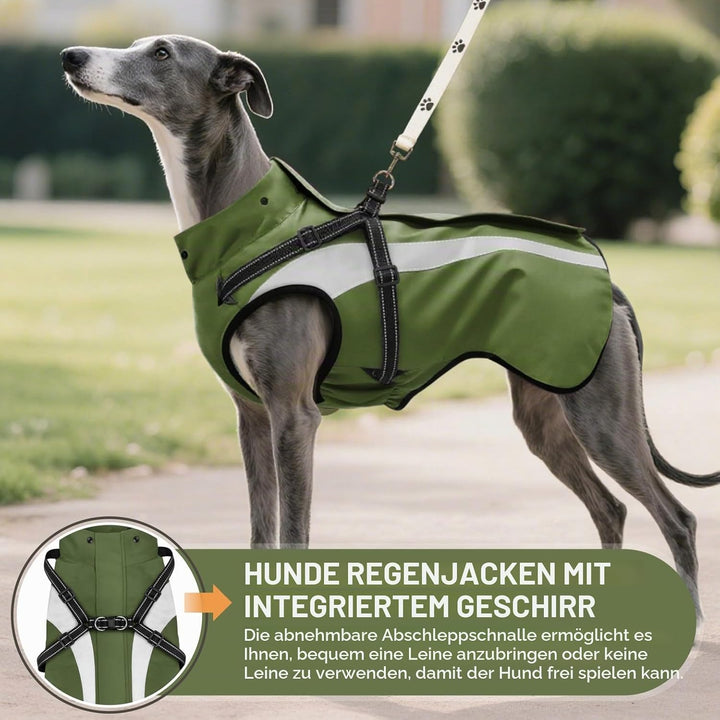 Hund Regenmantel wasserdichte Regenmäntel für Hunde Regenjacken mit Kapuze Haustier Regen Poncho Man