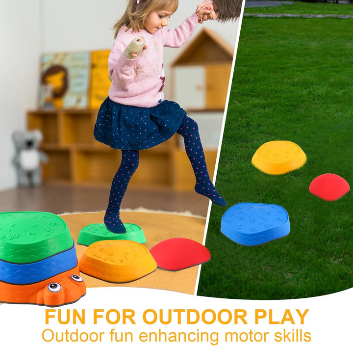 Balanciersteine für Kinder - Drinnen & Draussen Sensorisches Spielzeug, Kinder mit Sensorischen Bedü