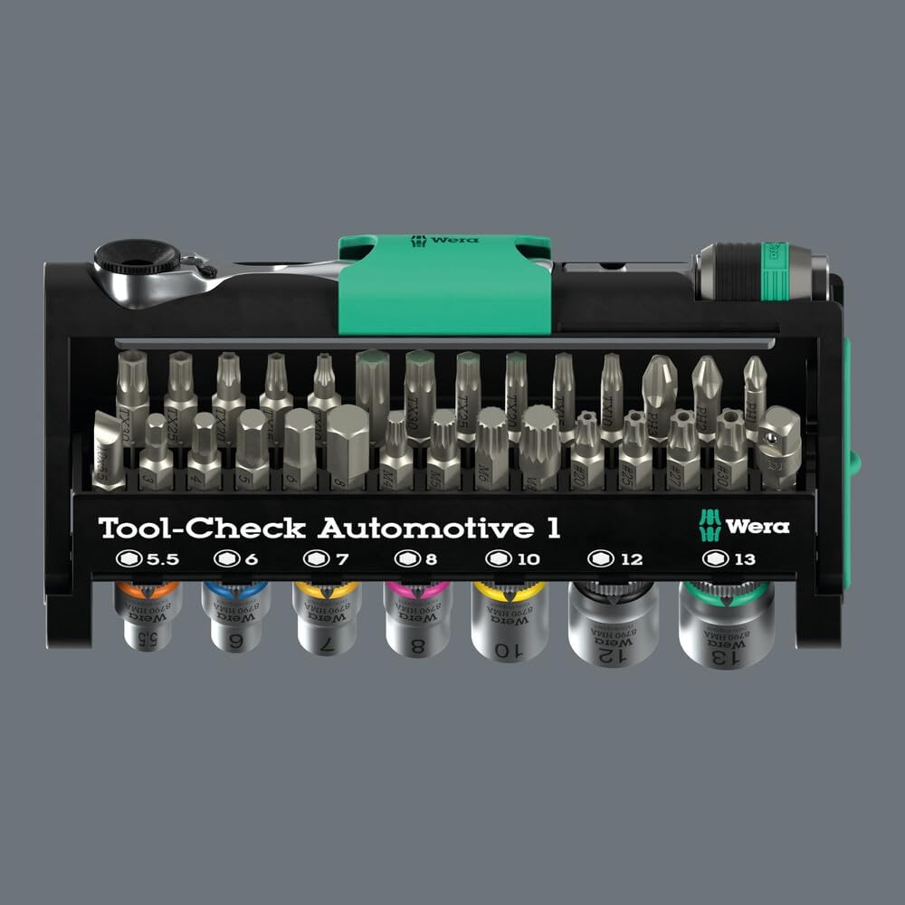 Wera 05049065001 Tool-Check Automotive 1, 38-teilig, Tool-Check Automotive 1