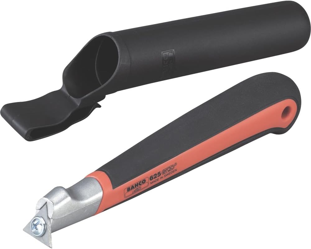 Bahco Taschenfarbschaber Ergo 625 mit Holster Klingenbreite 25 mm Farbschaber 625 - 25mm, Farbschabe