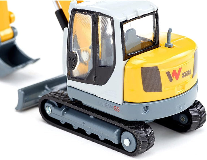 siku 3559, Wacker Neuson ET 65 Kettenbagger, 1:50, Metall/Kunststoff, Gelb, Bewegliches Maschinenhau