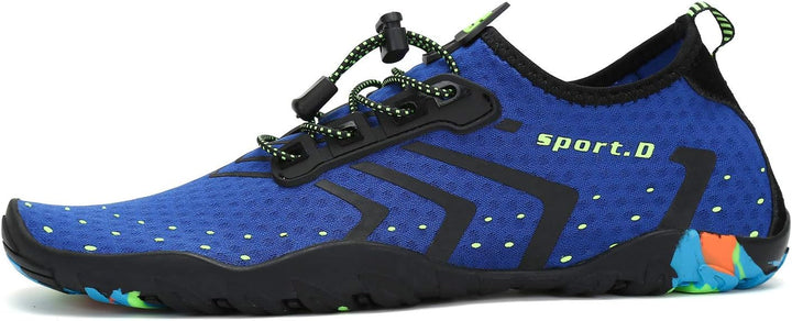SAGUARO Herren Badeschuhe Damen rutschfeste Sohle Schnell Trocknend Schwimmschuhe 36 EU Blau, 36 EU