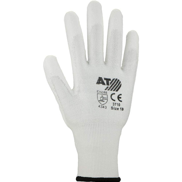 Asatex 3710 6 Klasse 3 Schnittschutzhandschuhe, weiss, 10, 10