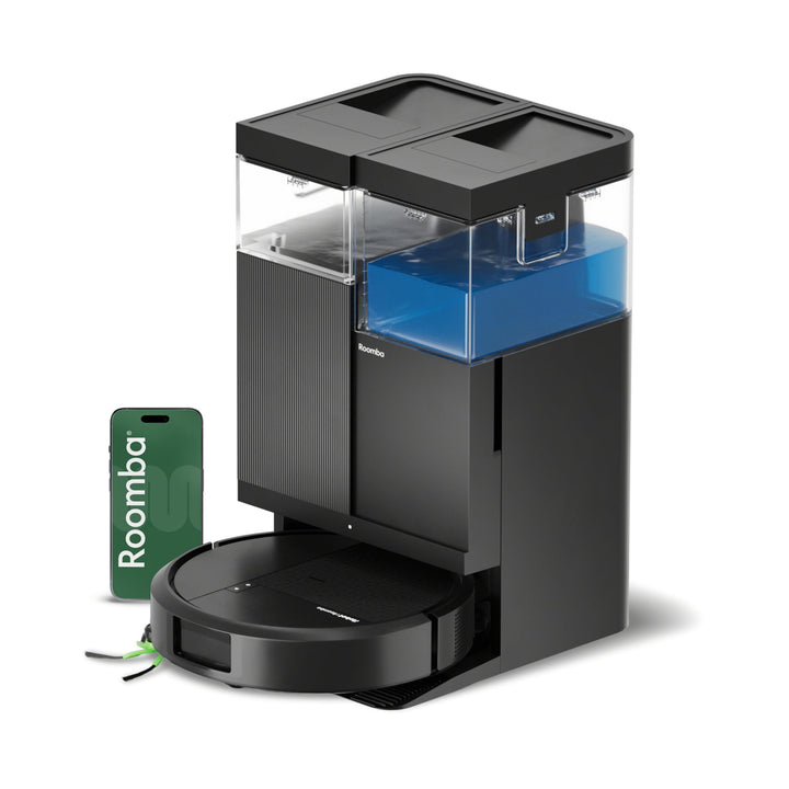 iRobot Roomba® Plus 516 Combo Roboter + AutoWash™ Dock, 22Kpa, Multifunktions‑Dock, Clearview LiDAR,
