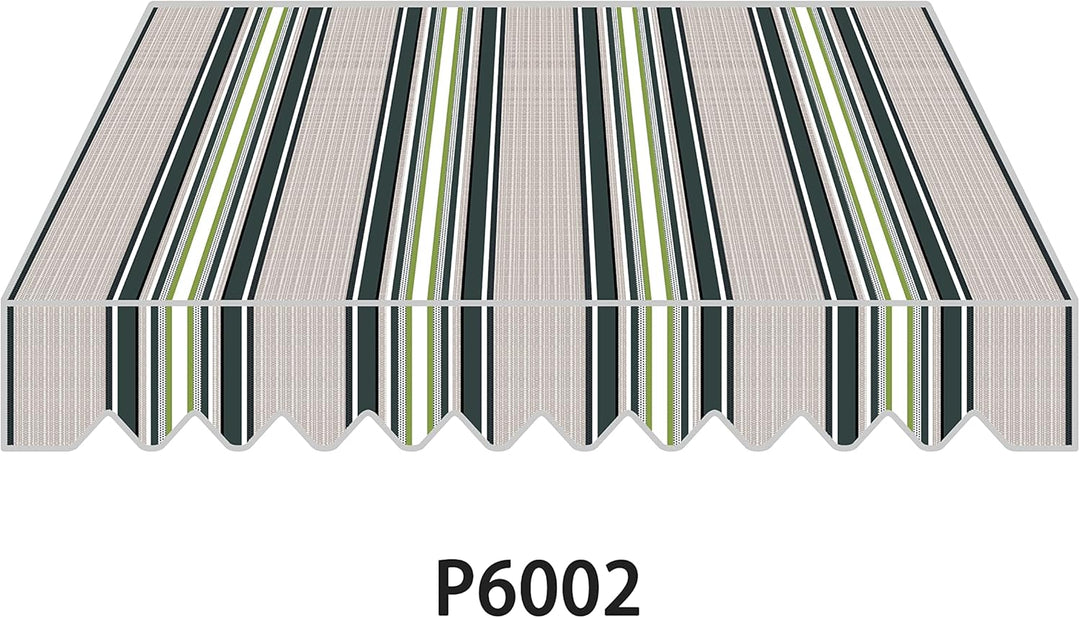 home Trends Markisenstoff 4m Markise mit Volant 4 x 3 m Markisenbespannung ersatzstoff 387 x 300cm B