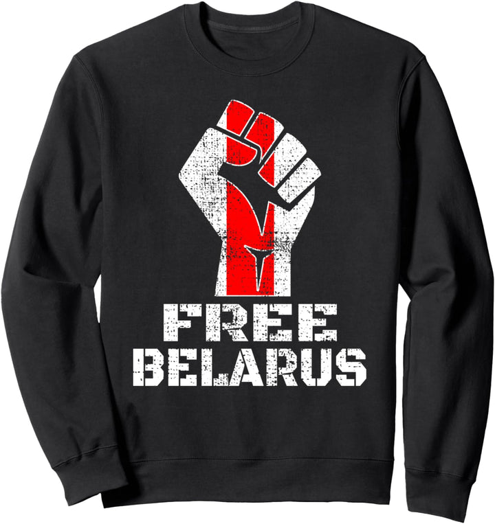Freie belarussische Flagge, belarussische Freiheit Belarus Sweatshirt