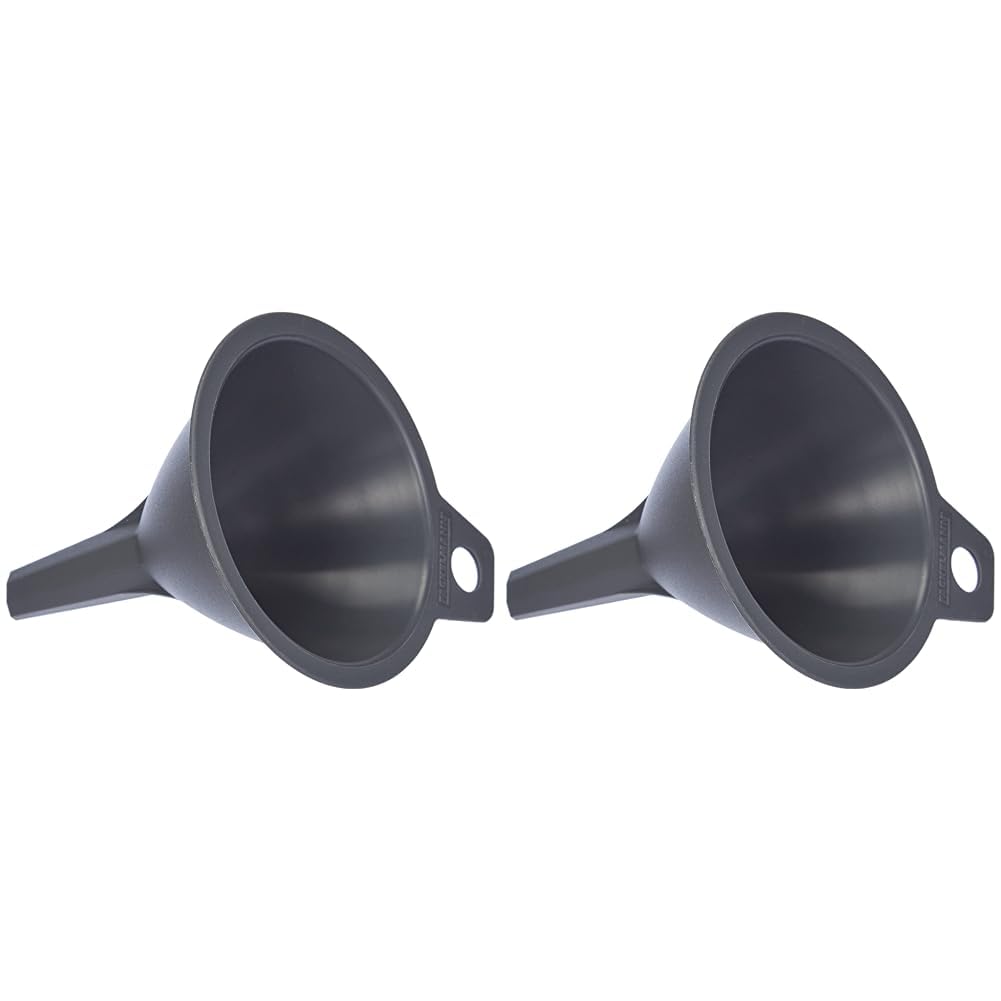 Fackelmann Trichter Ø 11 cm, Einfülltrichter für Flaschen und Gläser (Farbe: Grau), Menge: 1 Stück (