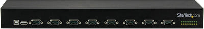 StarTech.com 8 Port USB auf Seriell Adapter Hub, USB auf RS232 Port Adapter mit Daisy Chain, Rackmon