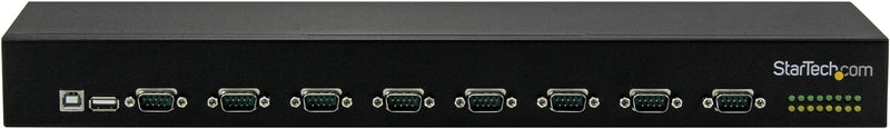 StarTech.com 8 Port USB auf Seriell Adapter Hub, USB auf RS232 Port Adapter mit Daisy Chain, Rackmon