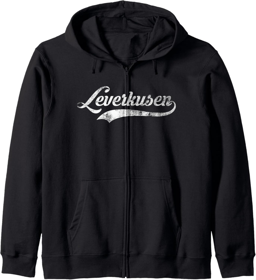 Leverkusen Stadt Vintage Design - Cool Old School Kapuzenjacke