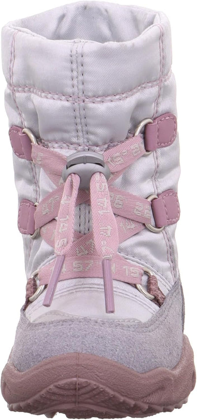 Superfit Baby-Mädchen Glacier Lauflernschuhe 28 EU Weit Hellgrau Lila 2500, 28 EU Weit Hellgrau Lila