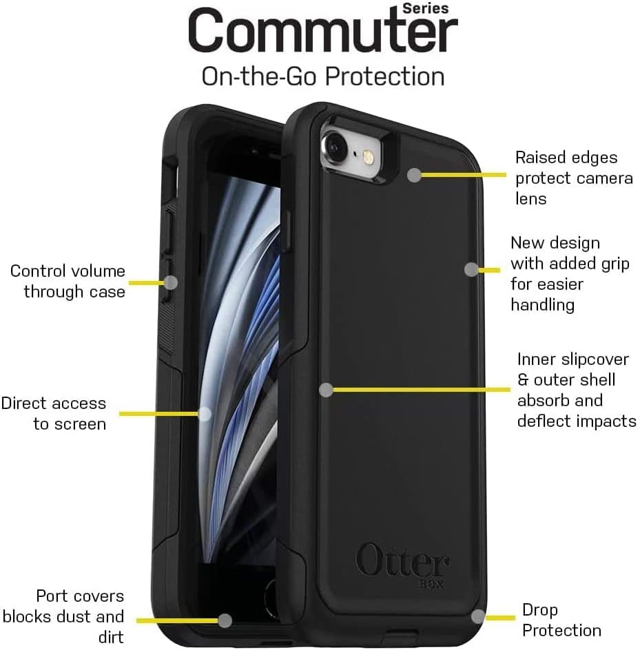 OtterBox Commuter Series Schutzhülle für iPhone SE (3. und 2. Generation) und iPhone 8/7 – Einzelhan