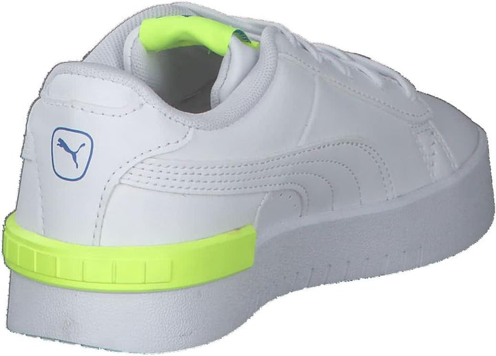 PUMA Unisex Kinder Jada Pstennisschuhe 29 EU Puma White Yellow Alert Victoria Blue High Risk Red, 29