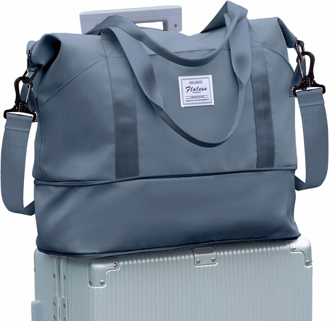 Reisetasche Damen Sporttasche 40x20x25 Ryanair Handgepäck Tasche Weekender Bag Schwimmtasche Wasserd