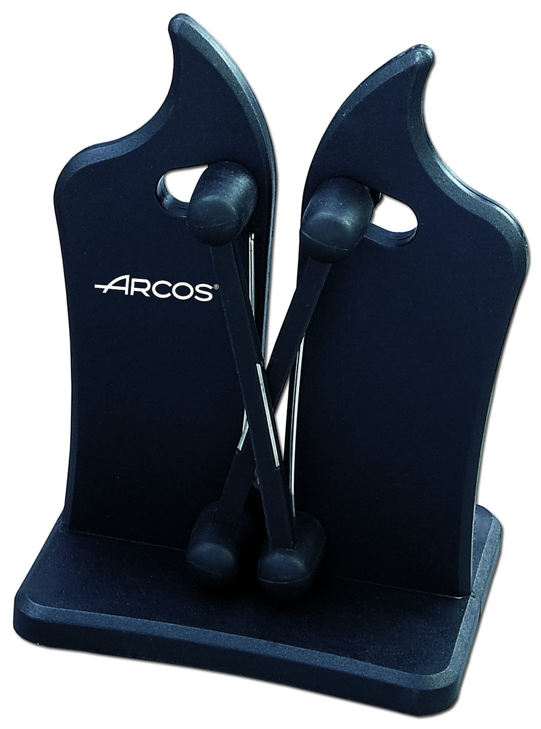 Arcos Spitzer - Professionelle Messerschärfer - Gemacht aus ABS Farbe Schwarz,20.5 x 7.3 x 6.2 cm, S