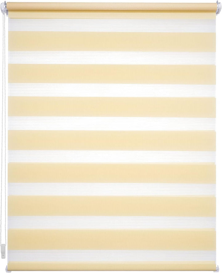 Duo Rollo Klemmfix - 100 x 160 cm Lemon Yellow/lichtdurchlässig/stufenlos verstellbar/leichte Innen-