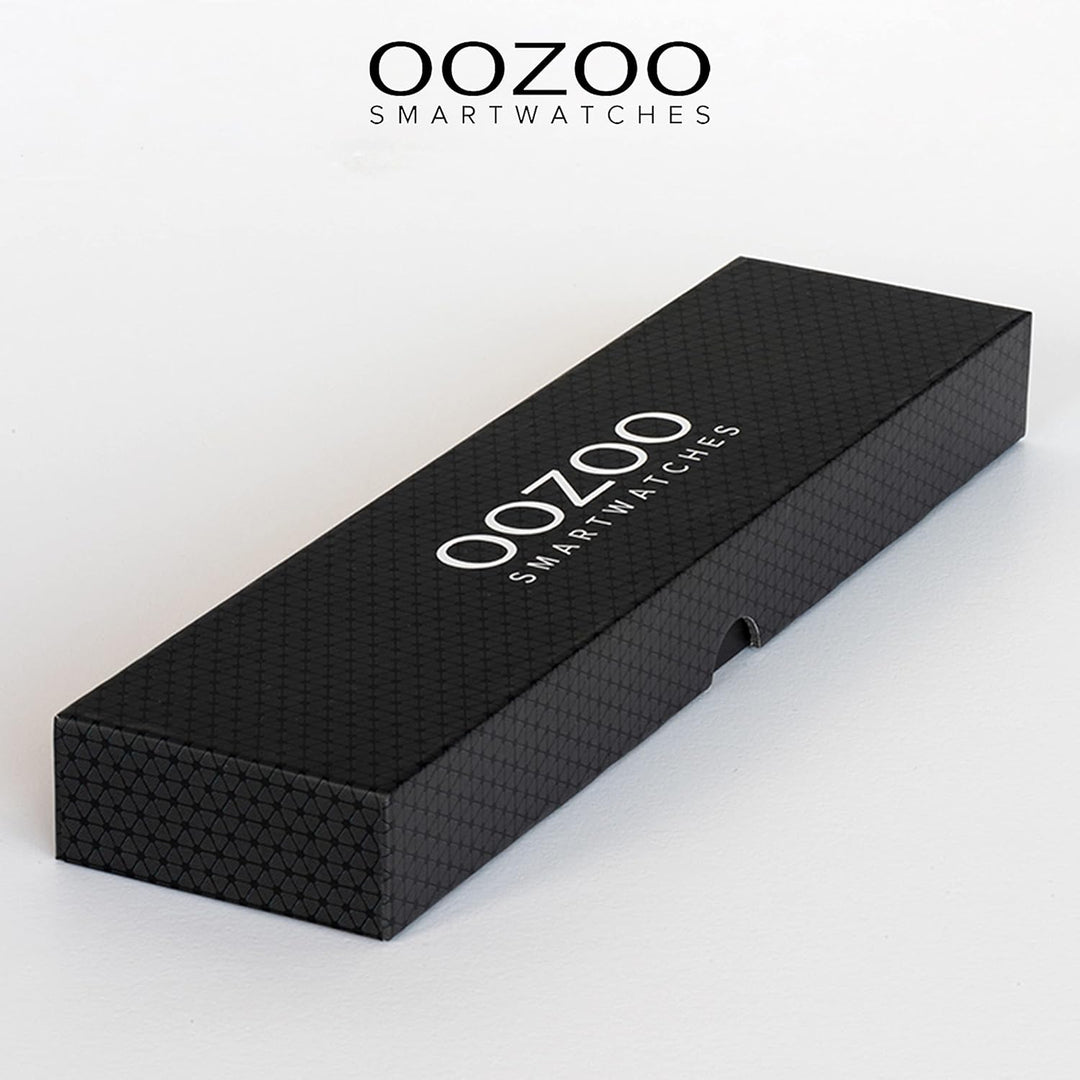 Oozoo Q4 Smartwatch Unisex Fitnessuhr 39mm mit 16mm Silikonarmband für Damen und Herren | Fitness Ar