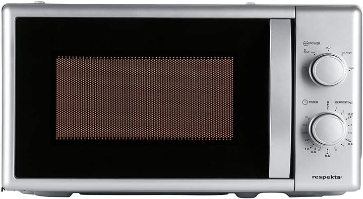 respekta Mikrowelle Unterbau Stand Mikrowelle Farbe silber 700 watt