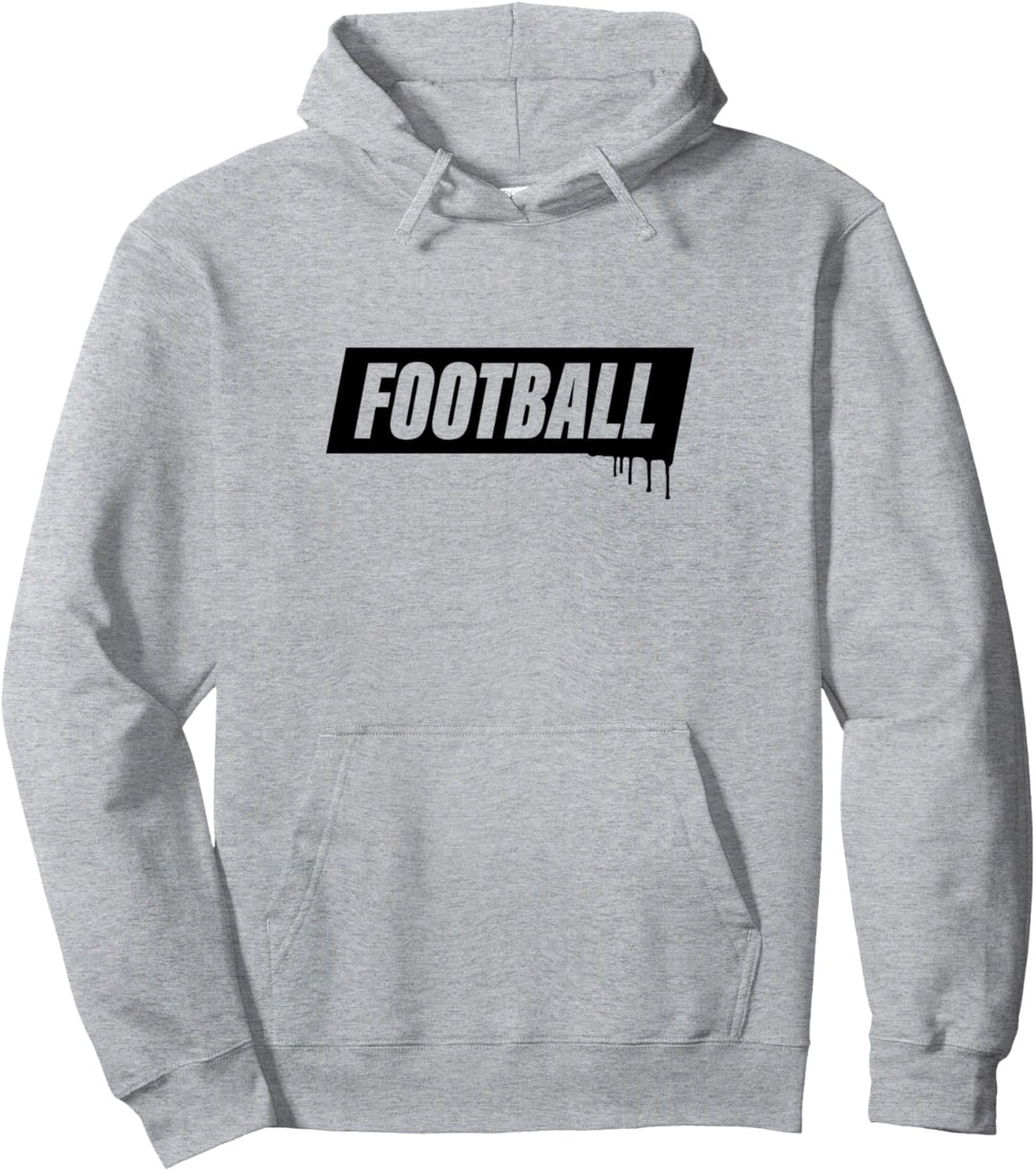 Pick Six Striking Black Pullover Hoodie