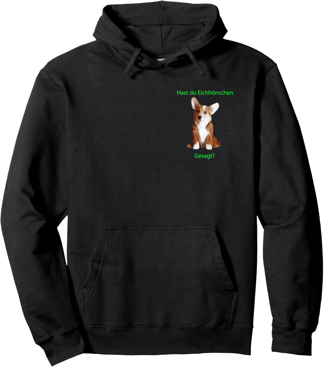Corgi, ¿dijiste ardilla? Pullover Hoodie