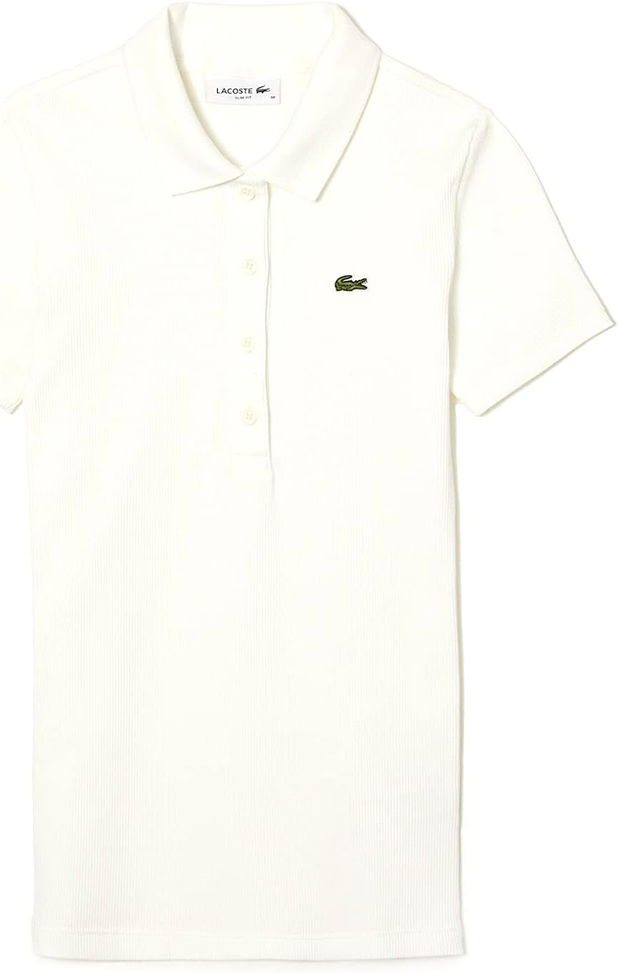 Lacoste - Damen Polo Kurzarm 38 Blume, 38 Blume