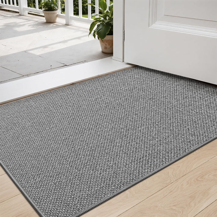 DEXI Fussmatte Innen 44 x 75cm, rutschfest Schmutzfangmatte, waschbar Fussmatte, Dünne Eingangstürma