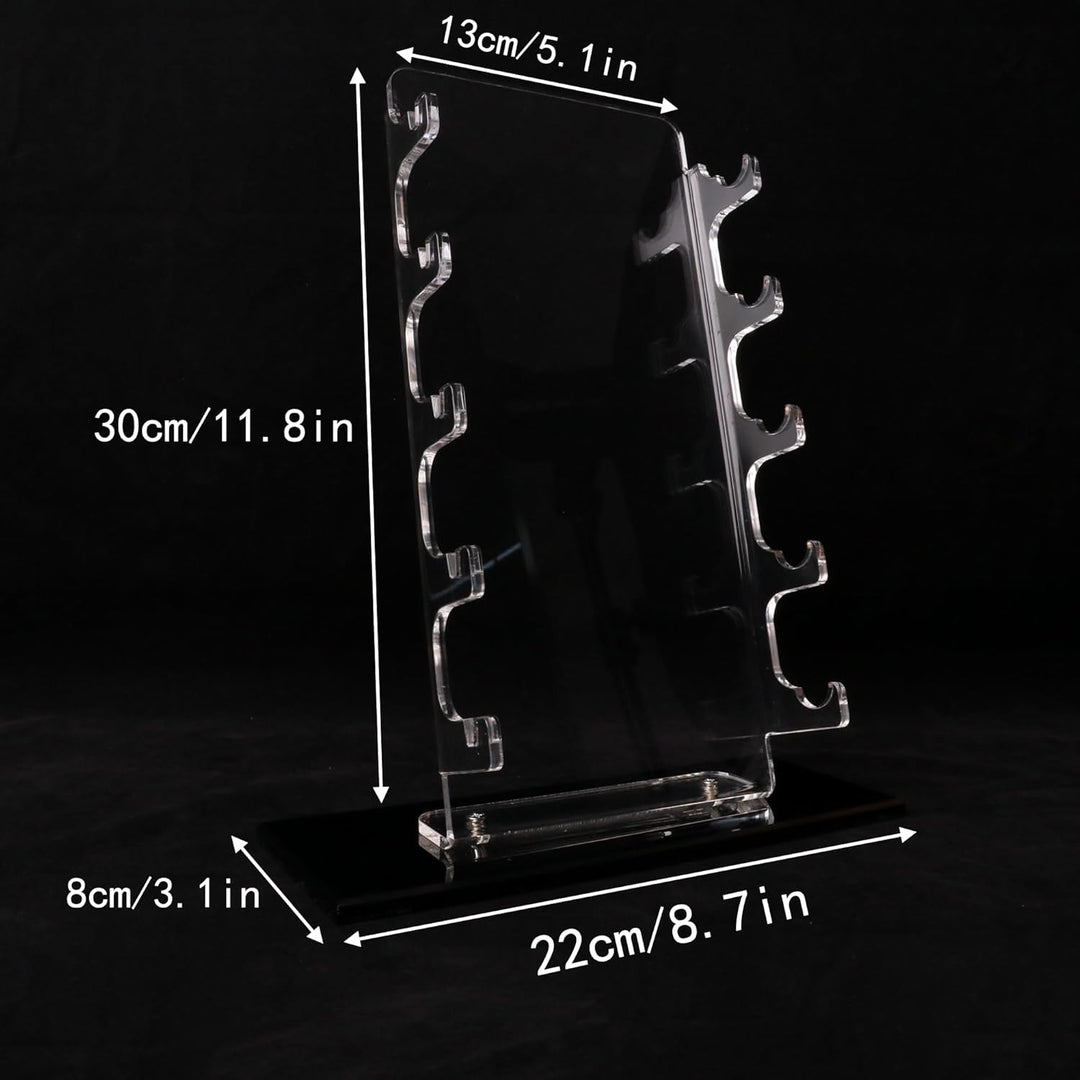 ERMMZHZW Taschenmesser-Display, Taschenmesser-Halter, Taschenmesser-Aufbewahrung, Acryl-Messer-Präse