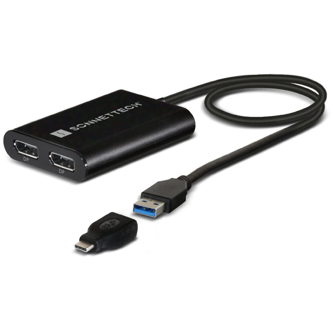 Sonnet DisplayLink Dual 4K DisplayPort Adapter für M1 Macs USB3-DDP4K