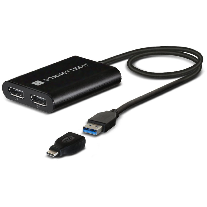 Sonnet DisplayLink Dual 4K DisplayPort Adapter für M1 Macs USB3-DDP4K