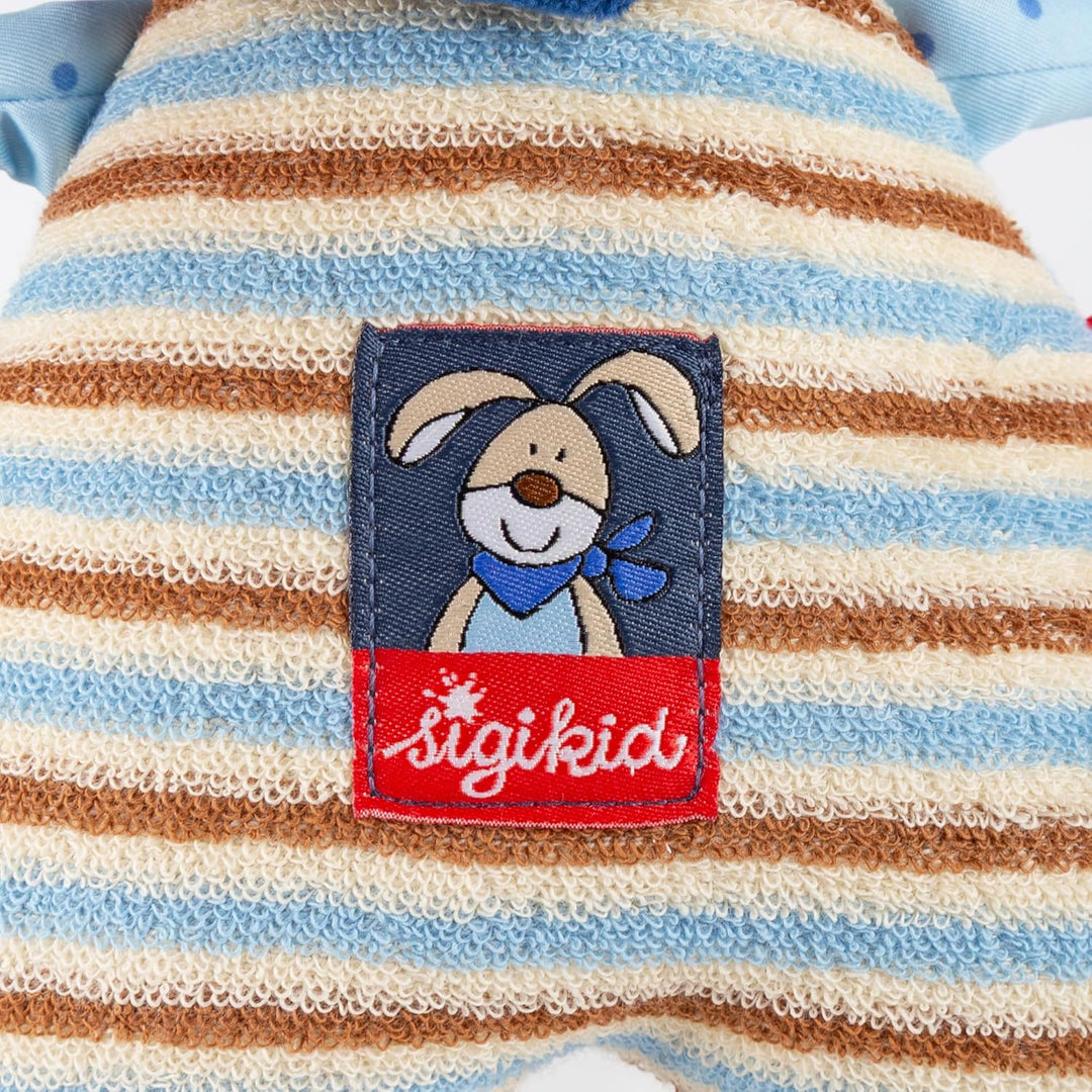 SIGIKID 39265 Spieluhr Semmel Bunny Mädchen und Jungen Babyspielzeug empfohlen ab Geburt blau/beige,