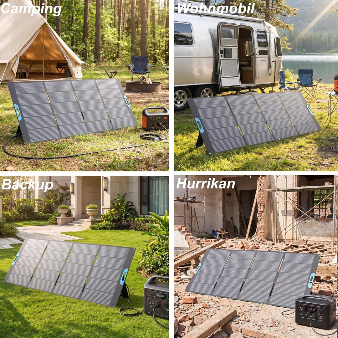400W Solarpanel, 23,5% Wirkungsgrad ETEF Faltbares Solarladegerät