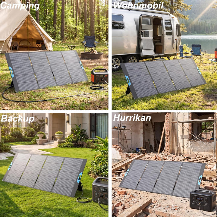 400W Solarpanel, 23,5% Wirkungsgrad ETEF Faltbares Solarladegerät