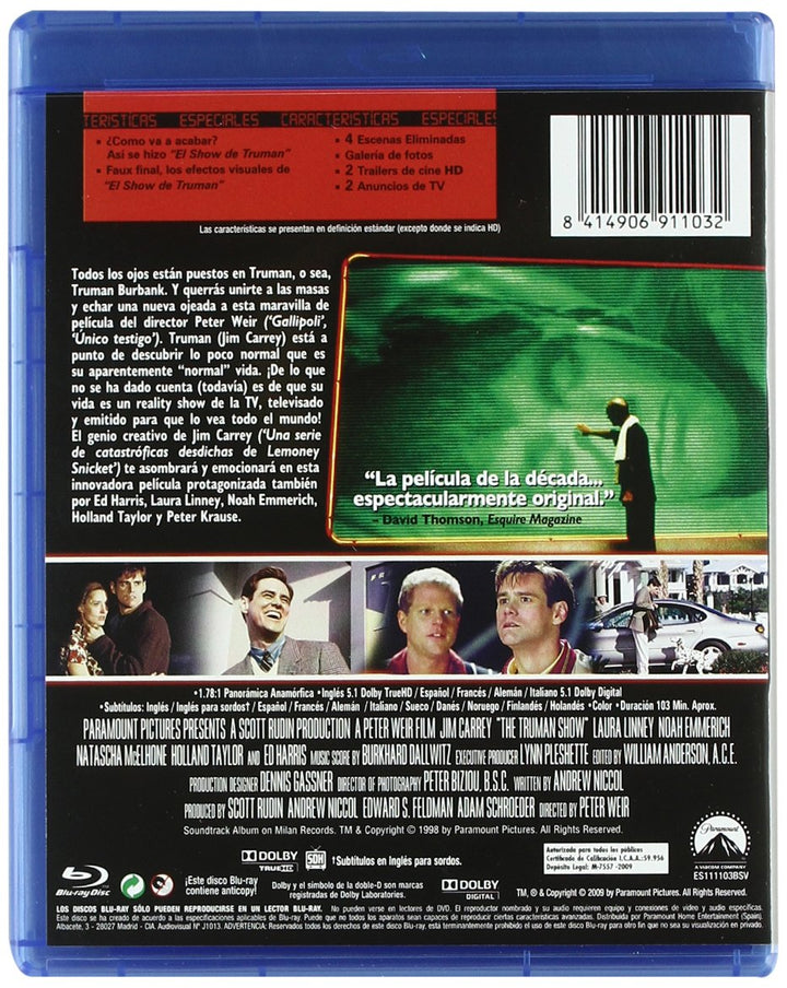 El Show De Truman [Blu-ray] [Spanien Import], Blu-ray