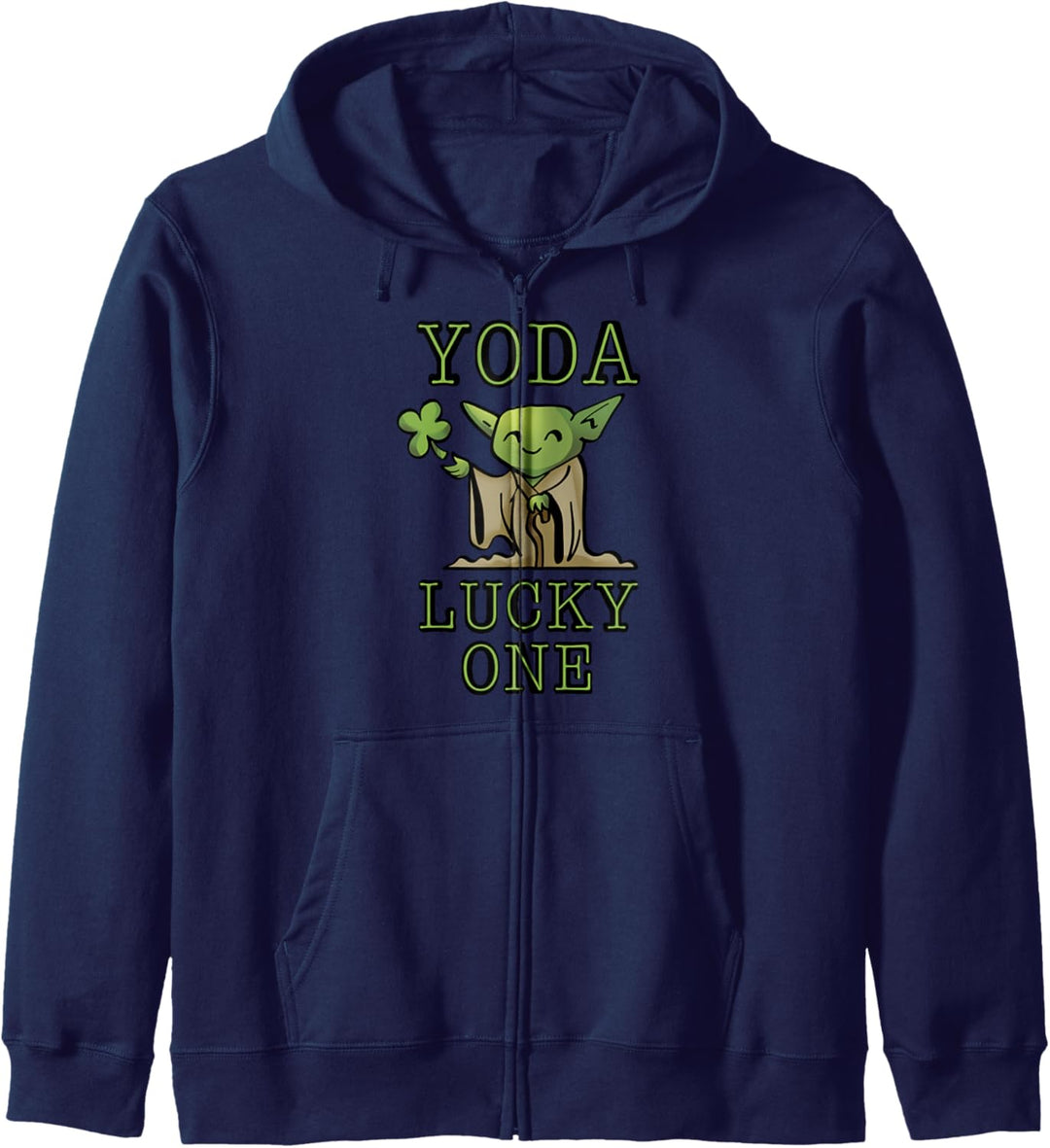 Star Wars Yoda Lucky Cute Cartoon St Patrick's Kapuzenjacke