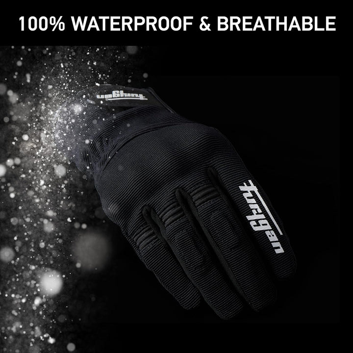 Furygan Jet D3O – Motorradhandschuhe für Herren – Handfläche 100% Leder – Touchscreen – Komfort – So
