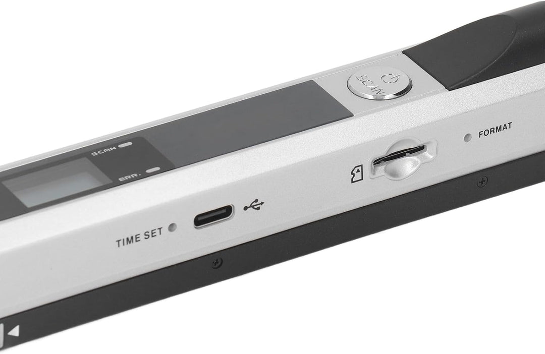 Tragbarer Dokumentenscanner, 900DPI Mobiler Handheld-Fotoscanner für A4-Dokumente, Bilder, Seiten, T