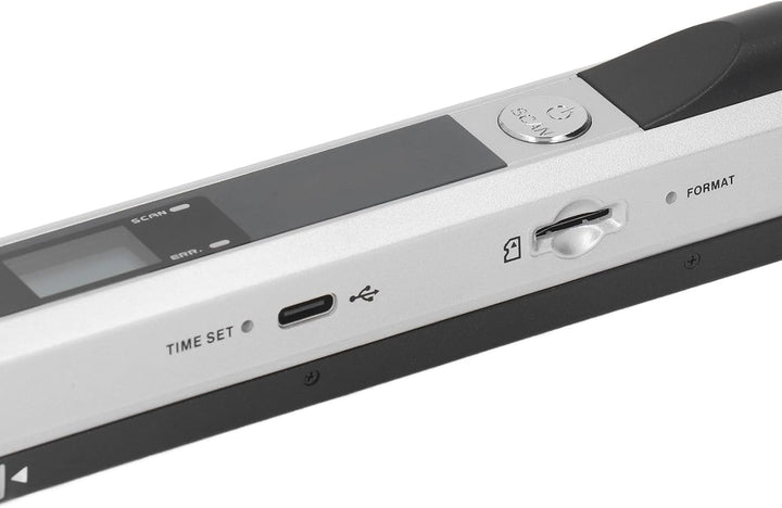 Tragbarer Dokumentenscanner, 900DPI Mobiler Handheld-Fotoscanner für A4-Dokumente, Bilder, Seiten, T