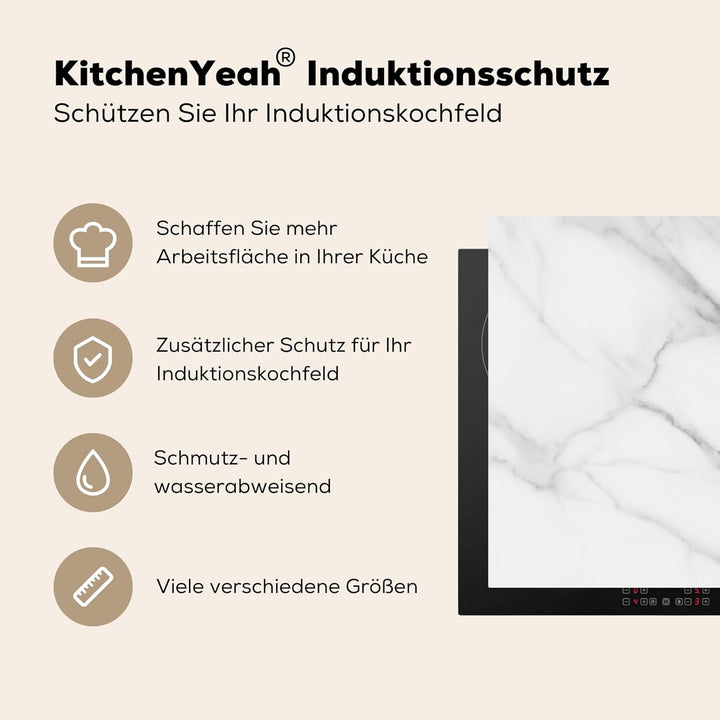 KitchenYeah© Herdabdeckplatte Einteilig Induktionsmatte Küche Abdeckung Ceranfeld Herd Abdeckplatte