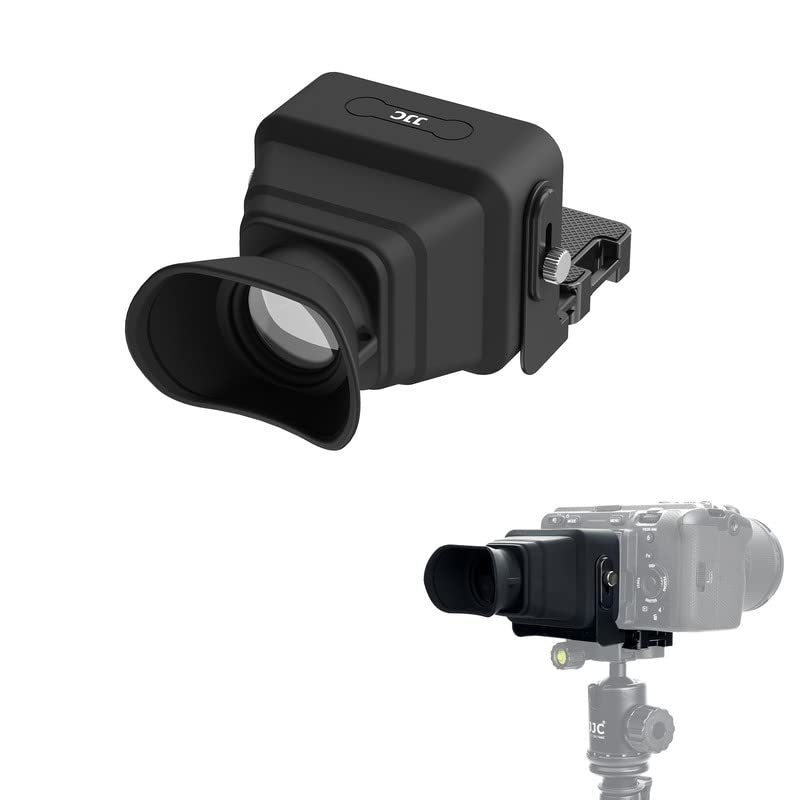 JJC Kamera LCD Sucher Haube mit Grundplatte-Kit für Sony FX30 FX3 Kameras, 3-fache Vergrösserung Ver