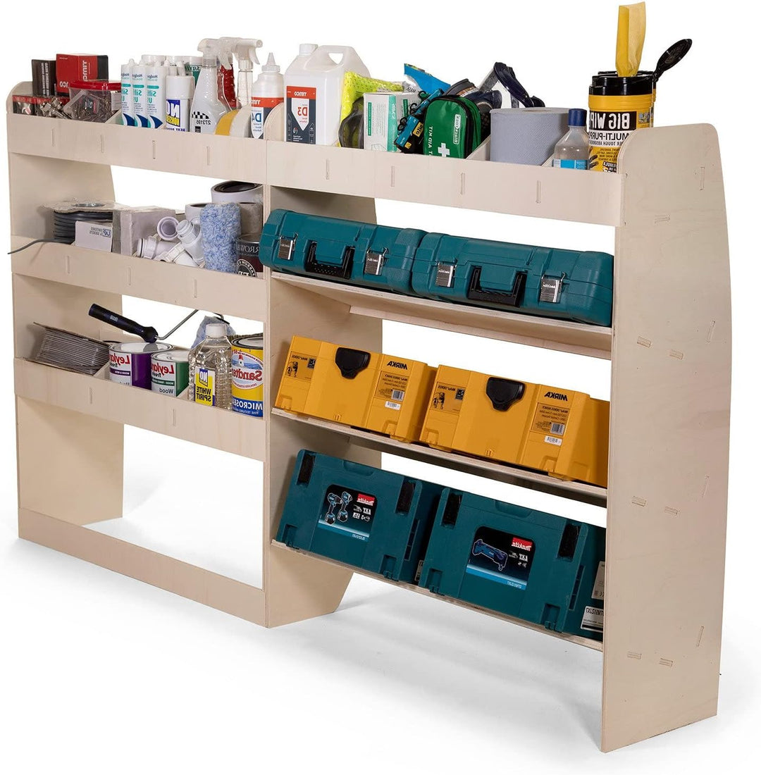 Vanify - Kompatibel mit Opel VIVARO L1 2019+ Fahrzeugeinrichtung Fahrzeugregale, Werkzeugkasten und