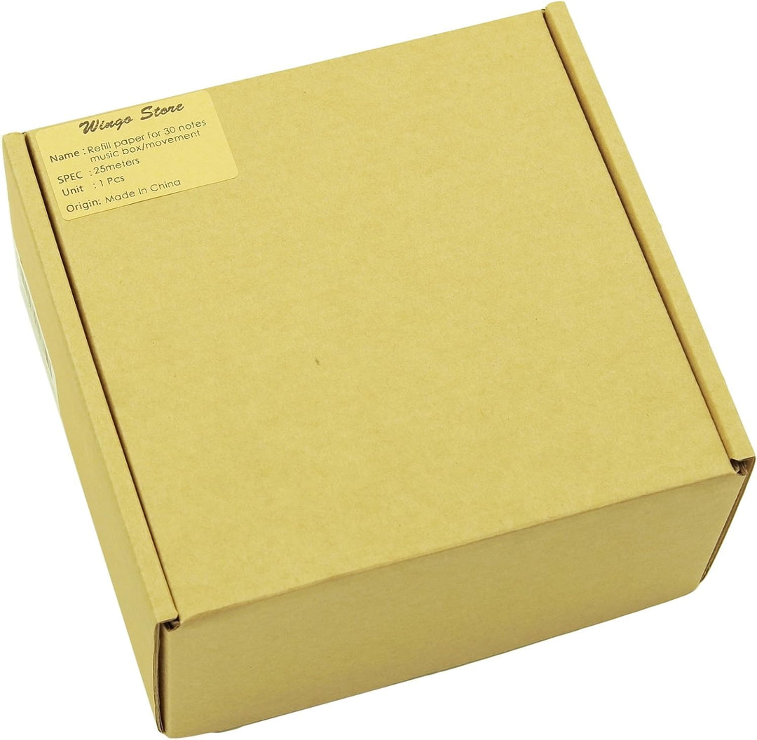 30 Note blanko Streifen von Musik Box Refill blanko Papier für Handkurbel Music Box Bewegung, 25 Met