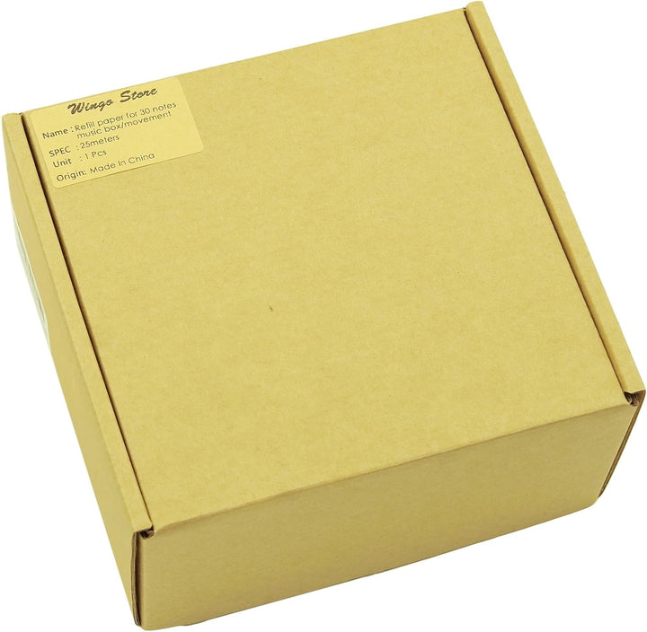 30 Note blanko Streifen von Musik Box Refill blanko Papier für Handkurbel Music Box Bewegung, 25 Met
