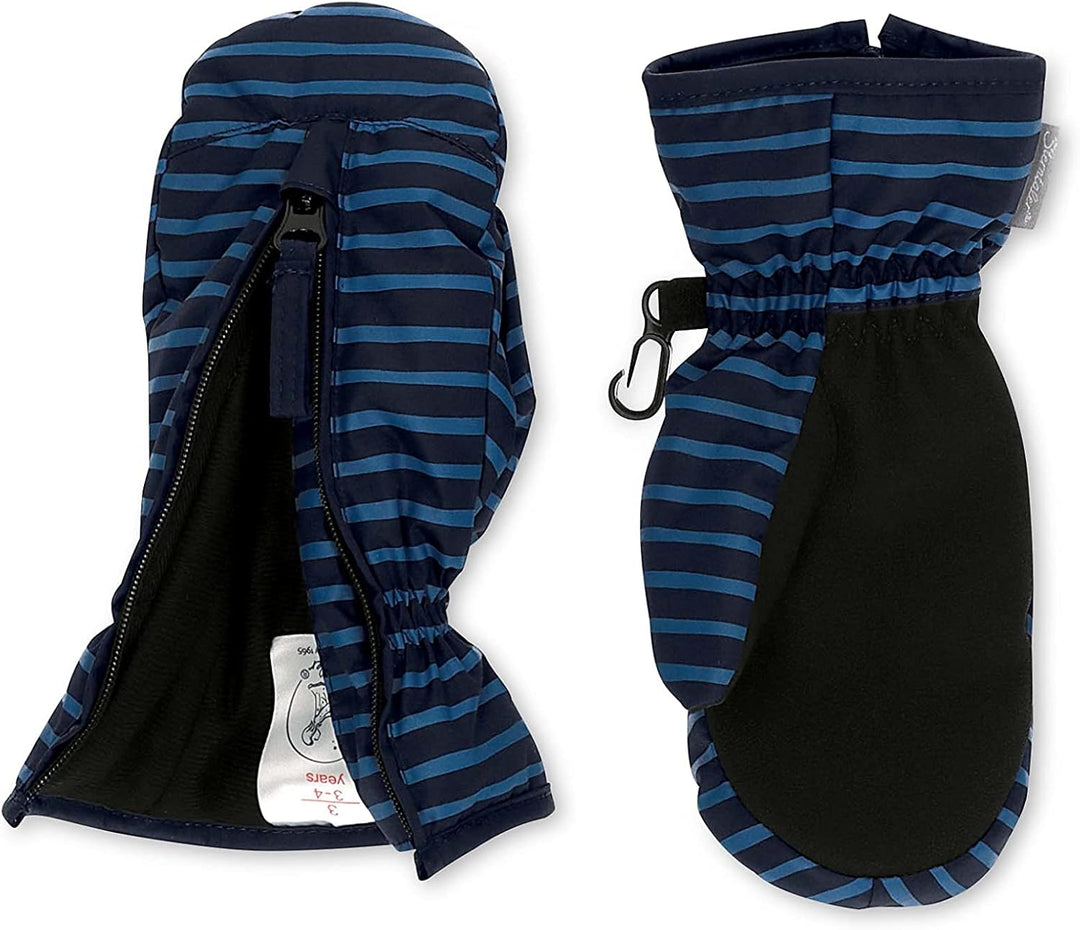 Sterntaler Baby Jungen Fäustel gestreift Handschuh - Baby Fäustlinge Winter, Baby Handschuhe - wasse